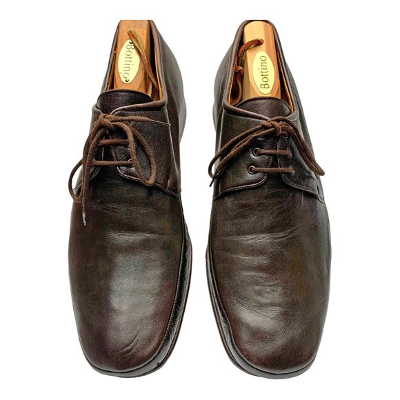 BALLY‎ Brenzo Chocolate Leather Laced Up Oxfords main image 4